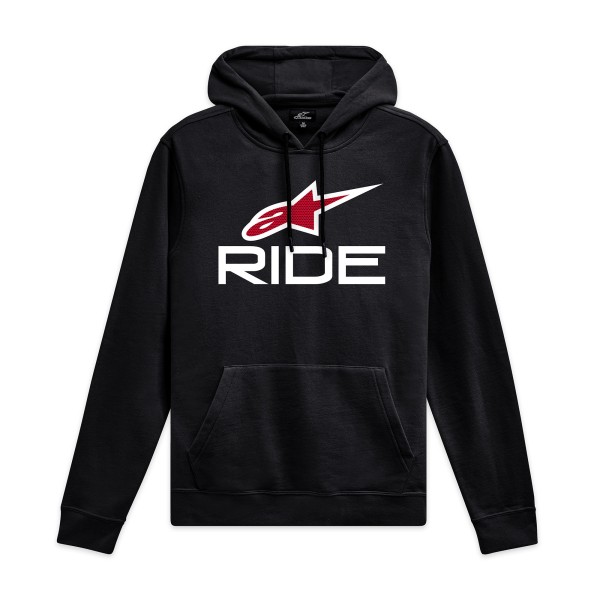 Alpinestars Alpinestars ride hoodie v3 black white red 